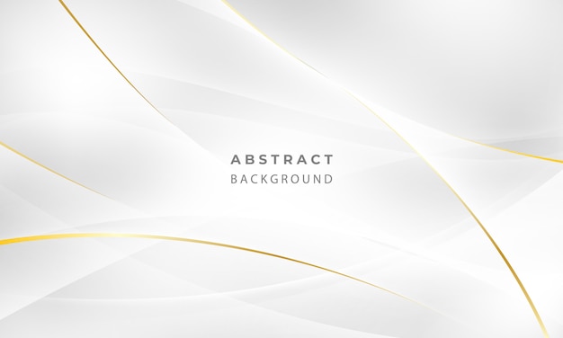 Abstract grey and gold background poster with dynamic waves. technology network   illustration.