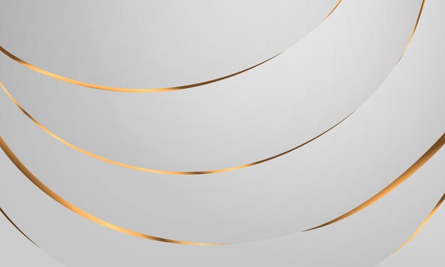 Abstract grey and gold background poster with dynamic waves. technology network  illustration.