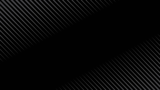 Abstract grey line on black vector background. Minimal design. Template, business flyer layout