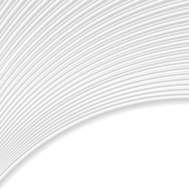 Abstract grey white curved lines and waves