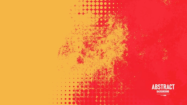 Abstract grunge background with halftone style