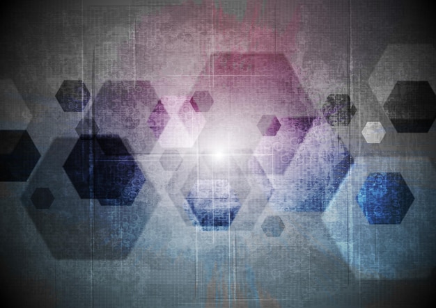 Abstract grunge geometric vector background