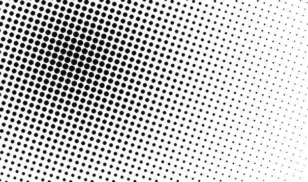 Abstract grunge halftone distorted shapes background design