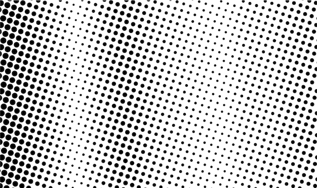 Abstract grunge halftone distorted shapes background design