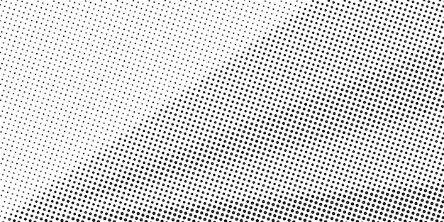 Vettore abstract grunge mezzetinte banner vettoriale in bianco e nero a forma di punti