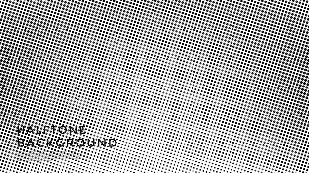 Vector abstract grunge halftone vector banner black and white dots shape