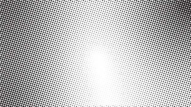 Abstract grunge halftone vector banner design background