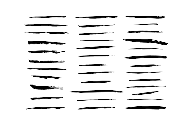 Abstract Grunge Paint Brush Stroke