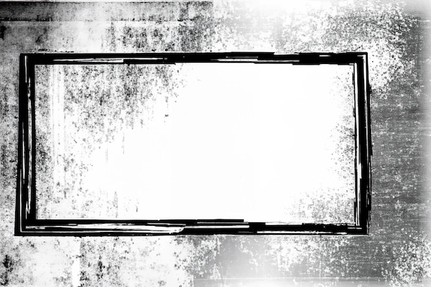 Abstract grunge rechthoekig frame