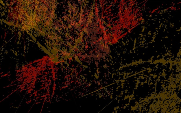 ベクトル 抽象的なグランジ テクスチャの黒と赤の色の背景のベクトル