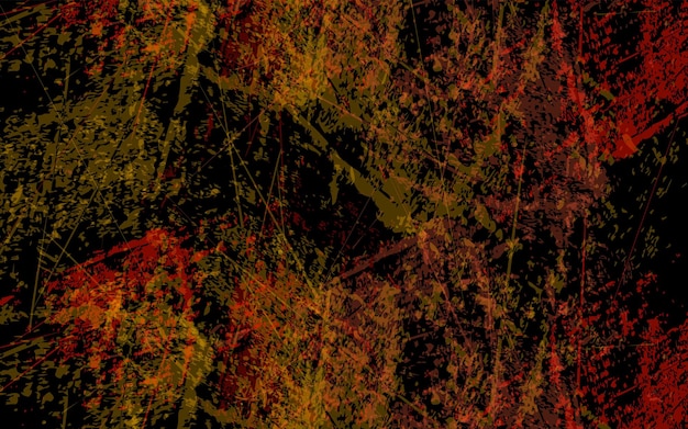 Abstract grunge texture black and red color background vector