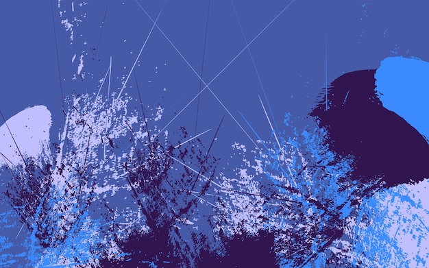 抽象的なグランジ テクスチャ青い背景のベクトル