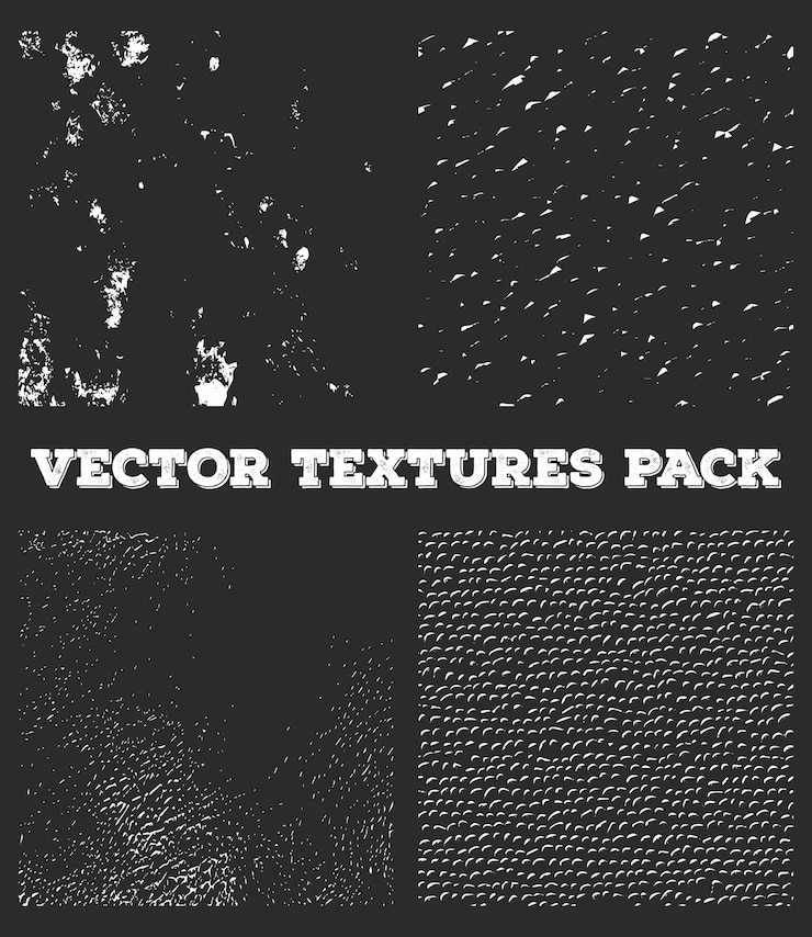 Vector 黒い背景の抽象的なグランジ・テクスチャーデザイン