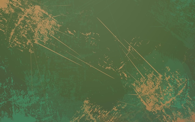 Vector abstract grunge texture green color background