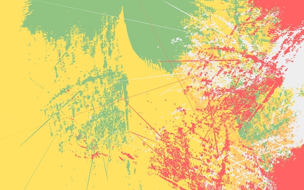 抽象的なグランジ テクスチャ多色背景ベクトル