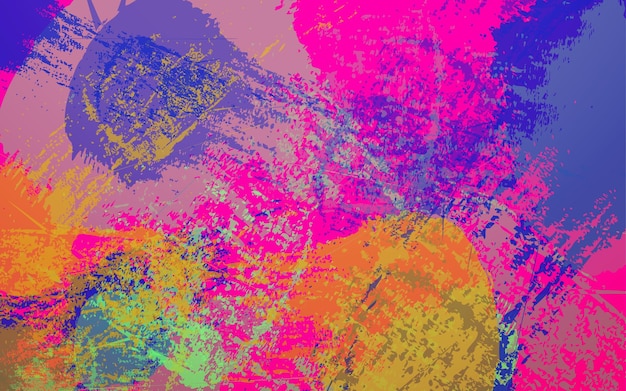 抽象的なグランジ テクスチャ多色背景ベクトル