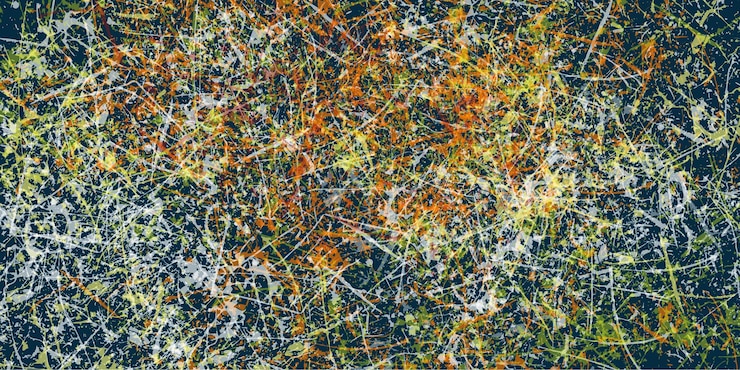 Vector abstract grunge texture multicolor splash paint background vector
