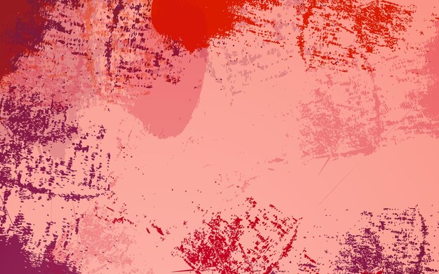 Vector abstract grunge texture red color background