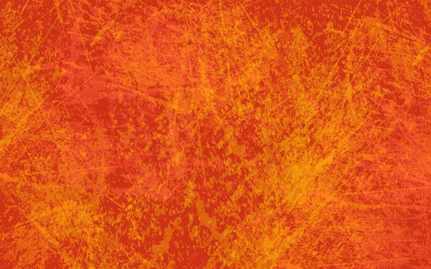 Abstract grunge texture red orange color background vector