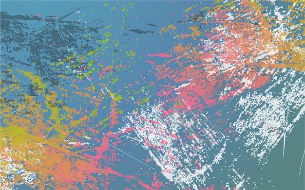 ベクトル 抽象的なグランジ テクスチャ スプラッシュ ペイントの背景のベクトル