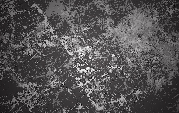 Vector abstract grunge texture splash paint black and white background