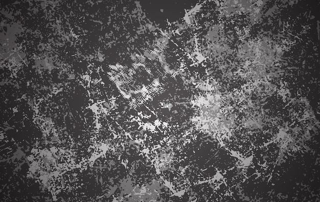Vector abstract grunge texture splash paint black and white background