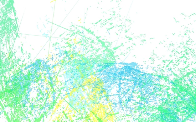 ベクトル 抽象的なグランジ テクスチャ スプラッシュ ペイントの白と緑の背景