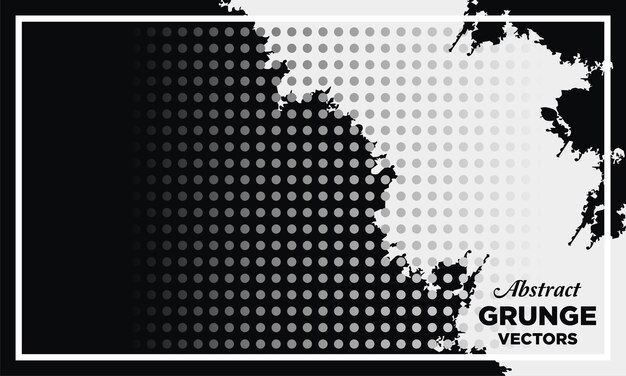 Abstract Grunge vector with halftone effect