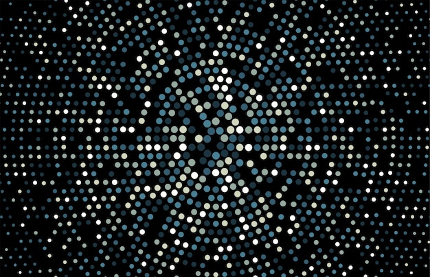 Vettore sfondo astratto mezzetinte cerchi geometrici forme interessante banner mosaico disegno vettoriale geometrico con dischi colorati