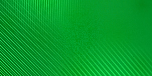 Abstract halftone background made of dots and lines in green colors