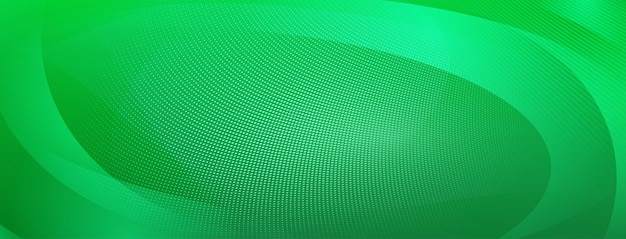 Abstract halftone background of small dots and wavy lines in green colors