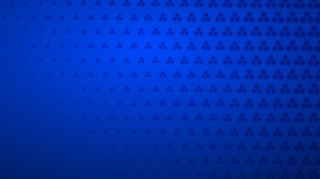 Abstract halftone background of small symbols in blue colors