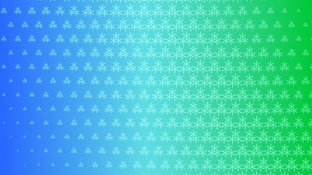 Abstract halftone background of small symbols in green and blue colors