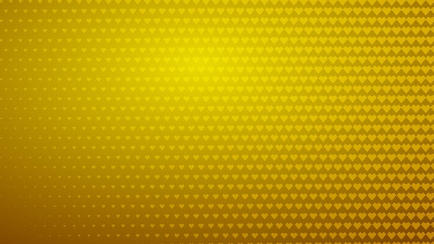 Abstract halftone background of small symbols in yellow colors