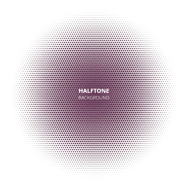 Vector abstract halftone background