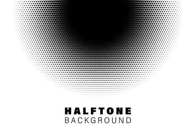 Abstract halftone background