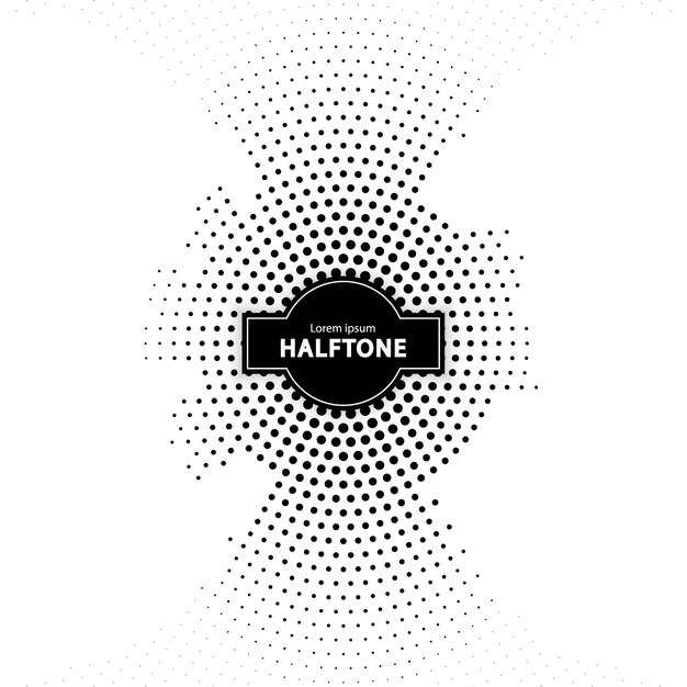 Vector abstract halftone background