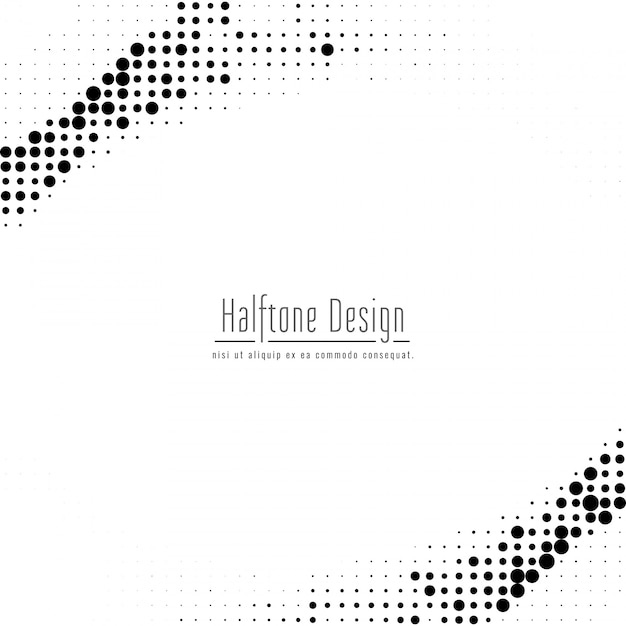 Abstract halftone design background