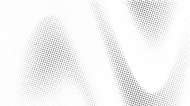 Abstract halftone design on white background