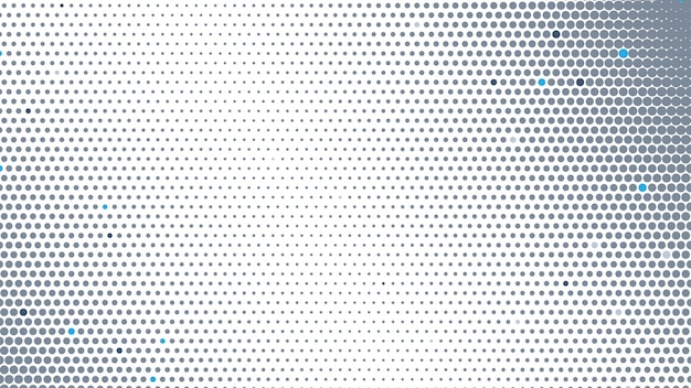 Abstract halftone dots background in gray colors