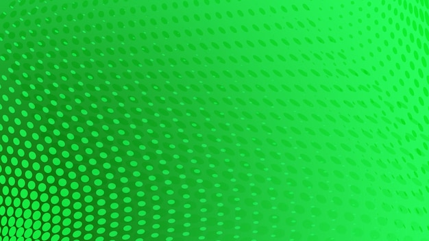 Abstract halftone dots background in green colors