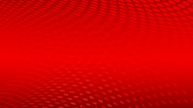 Vector abstract halftone dots background in red colors