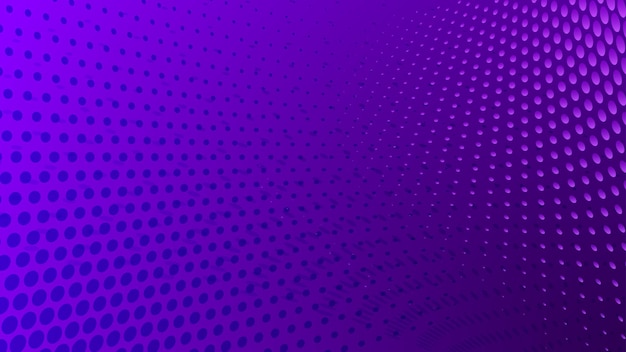 Abstract halftone dots background in violet colors