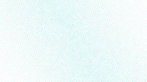 Abstract halftone gradient background of small stars light blue on white