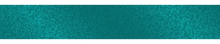 Vector abstract halftone gradient horizontal banner in randomly shades of light blue colors