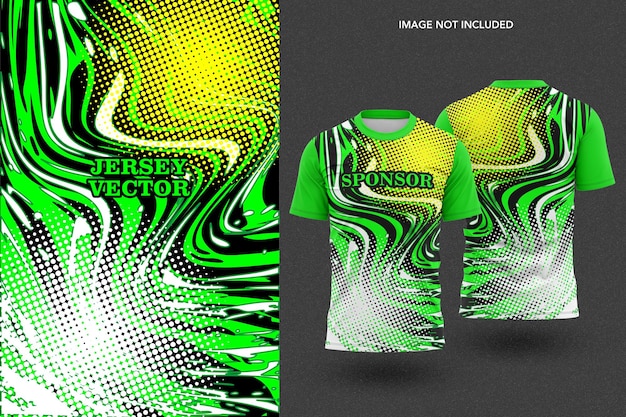 Abstract and halftone for sport jersey