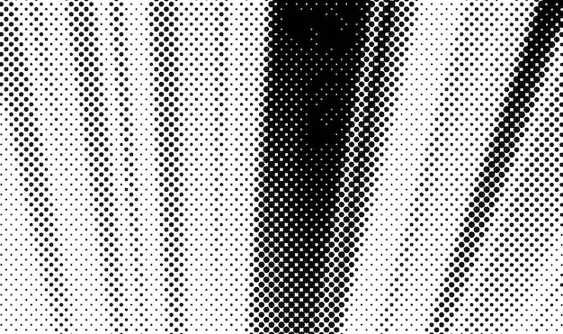 Abstract halftone vector background black and white dots shape banner