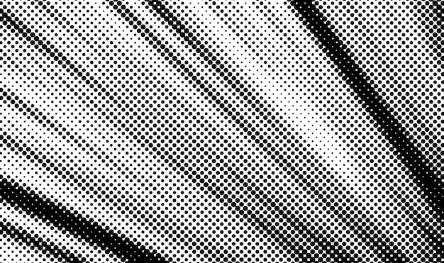 Abstract halftone vector background black and white dots shape banner