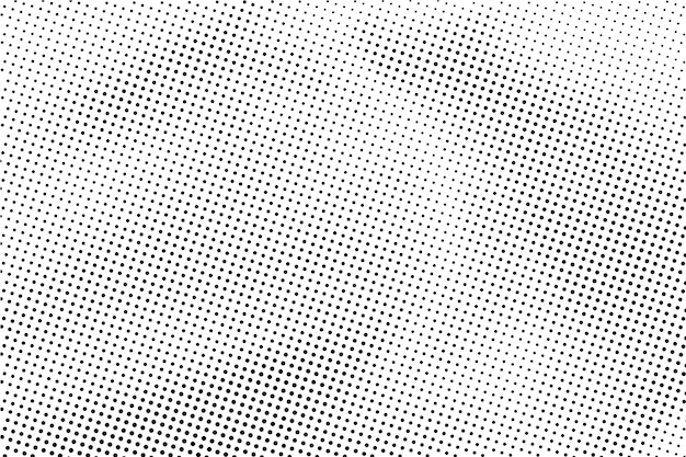 abstract Halftone vector background black and white dots shape