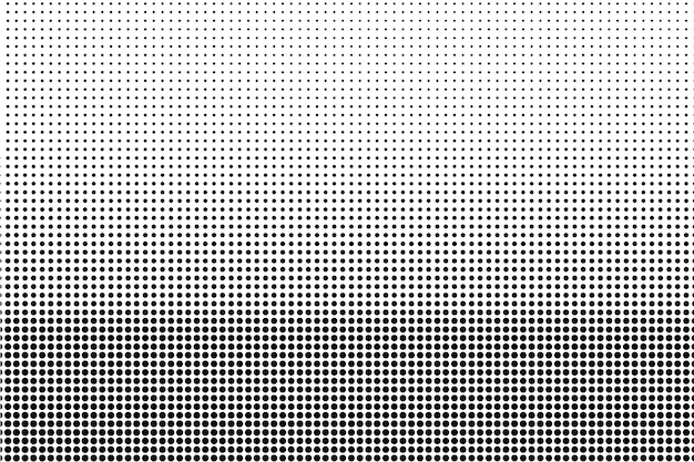 Vector abstract halftone vector background black and white dots shape